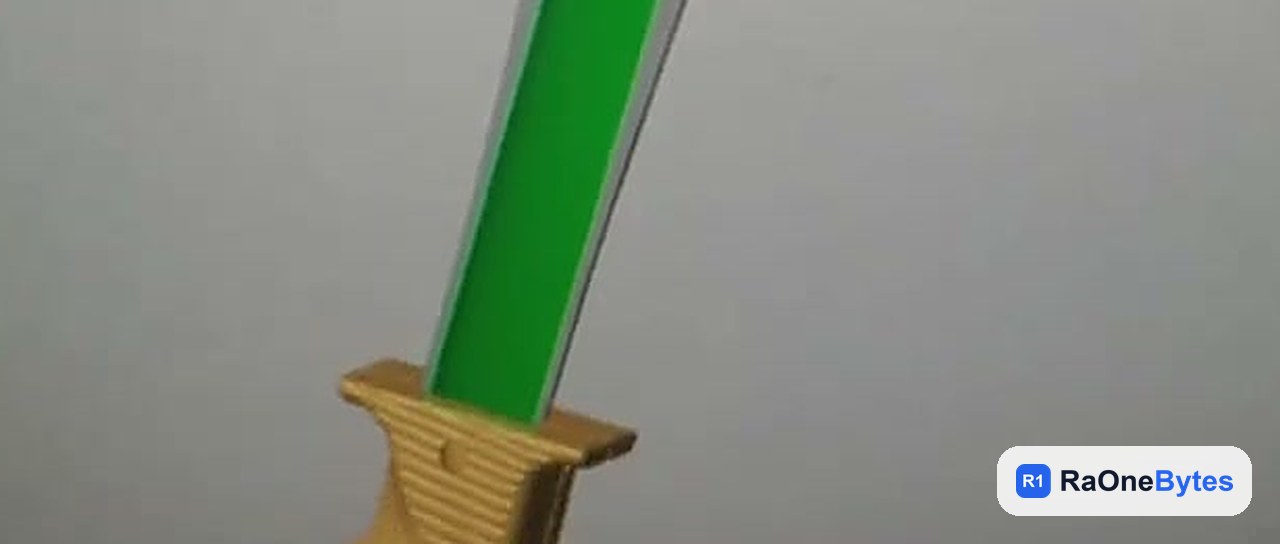CAD model of the Darbar villain knife prop